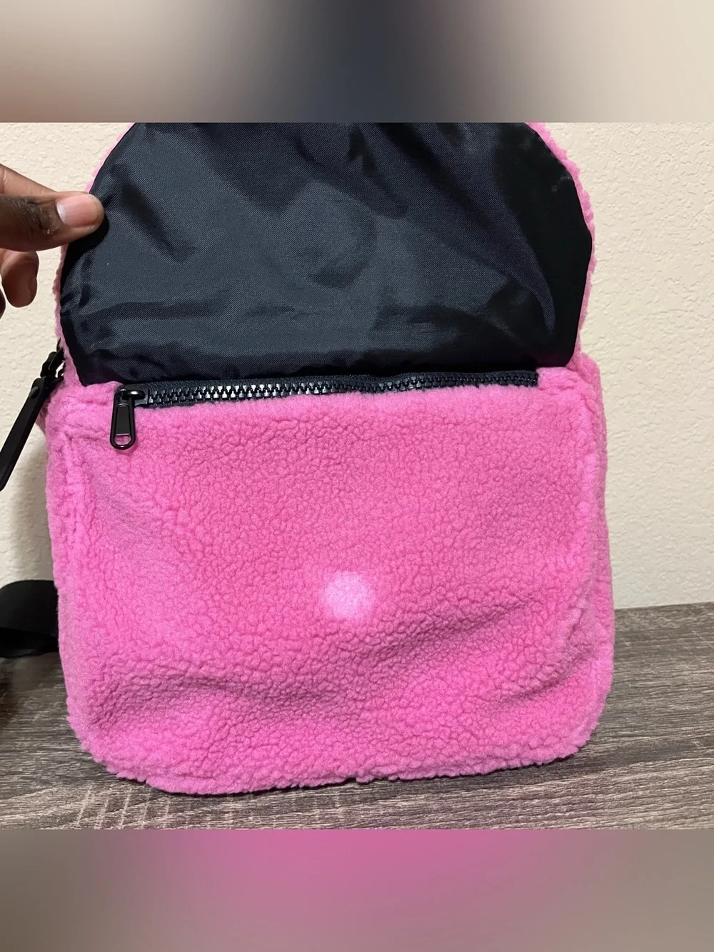 Barbie pink sherpa